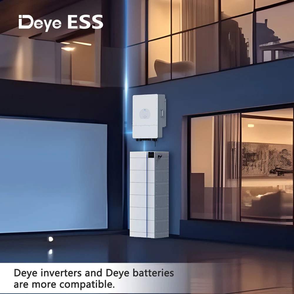 Deye ESS GB-L High Voltage LiFePO4  Battery Pack 102.4V 40Ah Solar Energy Storage Battery for Home Use
