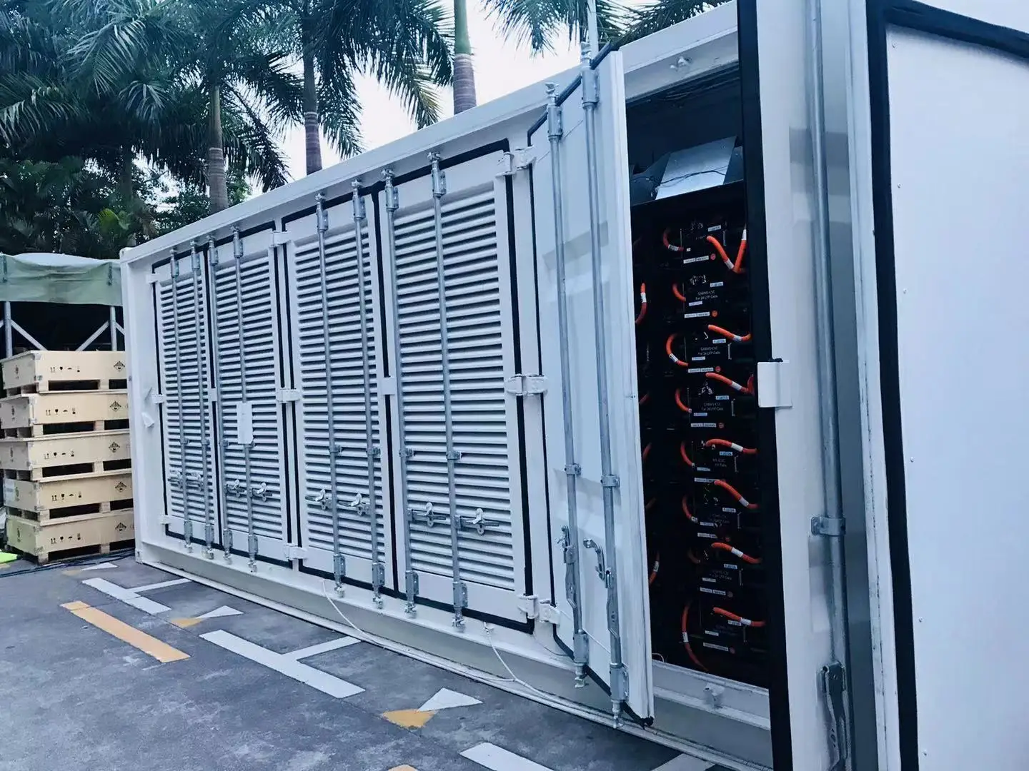 GSO 10 Mw Solar Power Plant Lithium Ion Battery Packs Energy Storage System Storage 1mwh