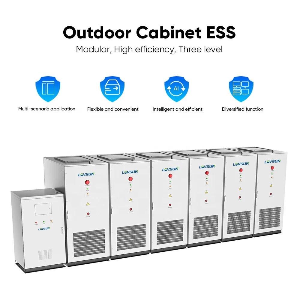 Energy Storage All-in-one ESS Cabinet 110kW 233kWh for Industrial Commercial Using Hybrid Solar System with Lithium Battery