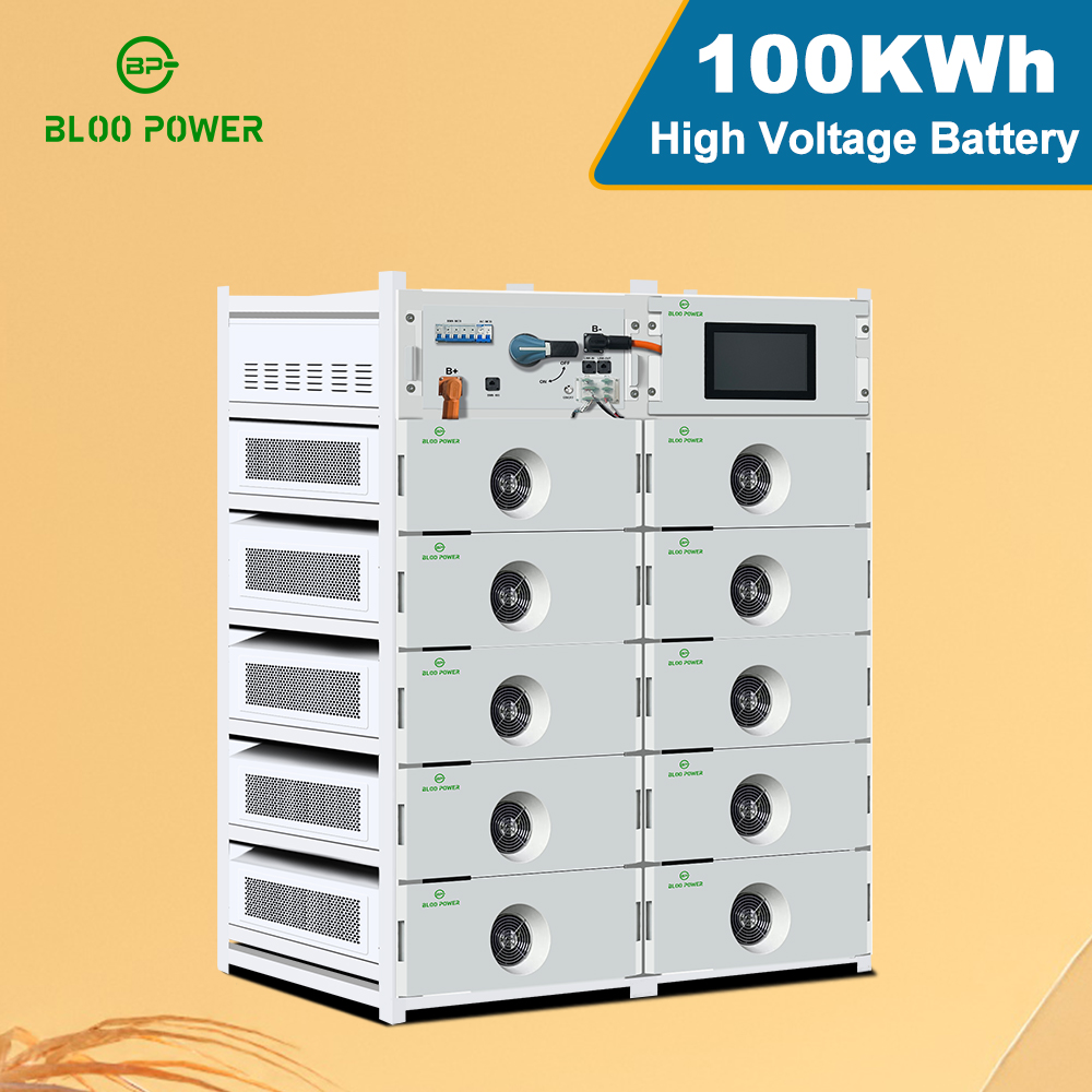 50Kwh 100Kwh 150Kwh 200Kwh High Voltage Solar Energy Storage System With High Conversion Rate