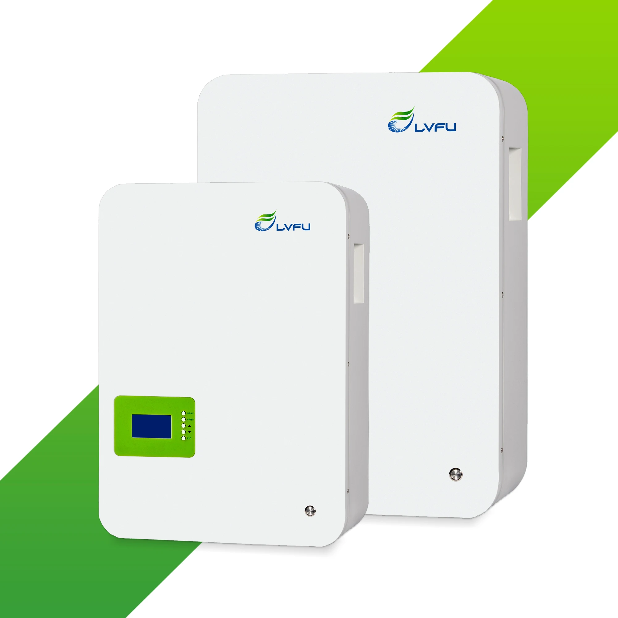LVFU Wall Mounted Lithium Iron Phosphate Battery 10Kwh 5KWH Home Energy Storage Battery LiFePO4 Lithium Wall Battery