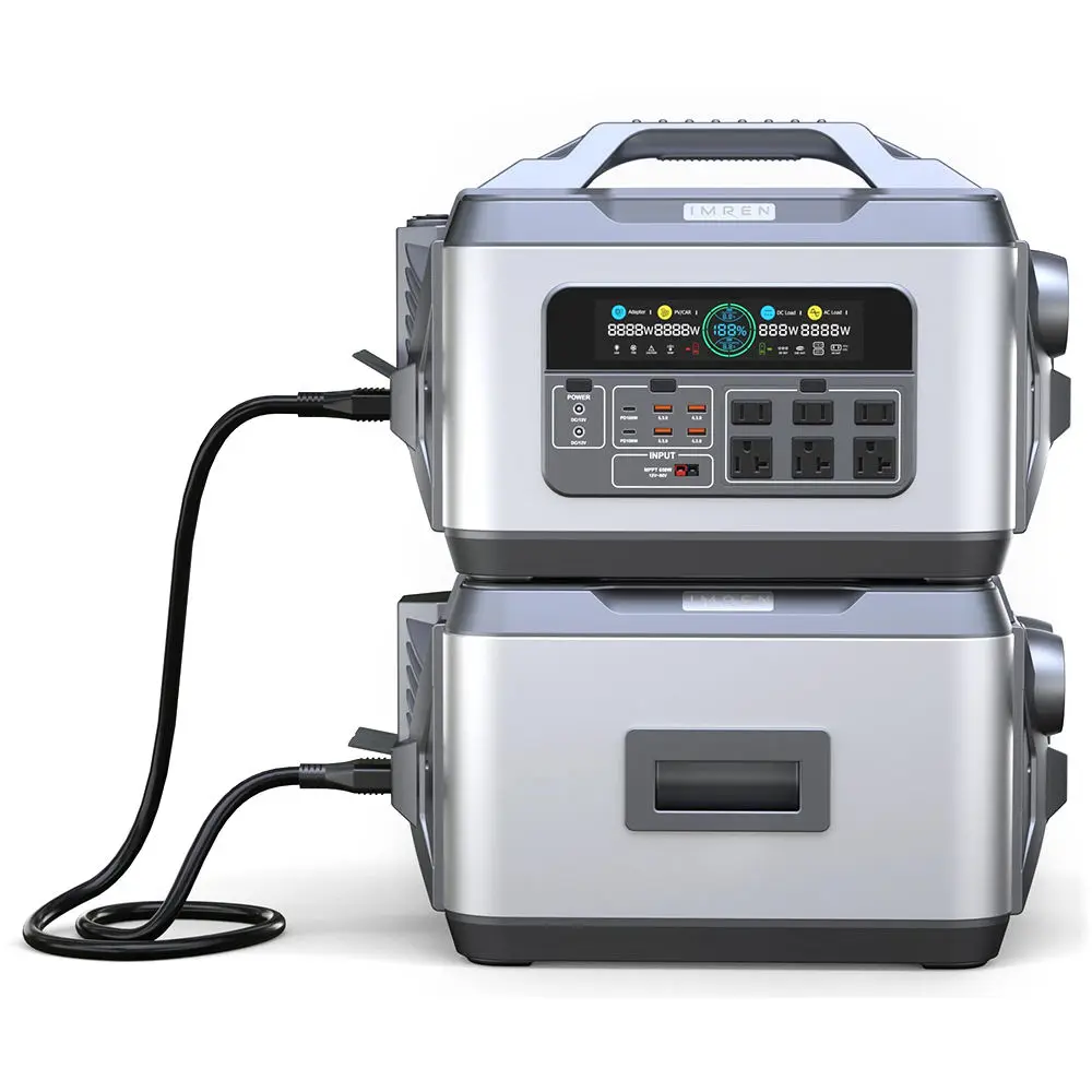 2000W 2220Wh Waterproof Portable Power Station Outdoor Camping Solar Generator