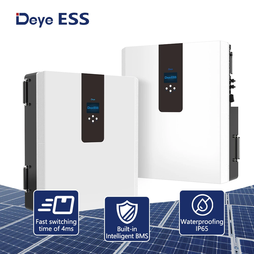 Deye ESS RW-F5.3-2H3 New 2024 Wall Mounted Solar Energy Battery Storage for Home