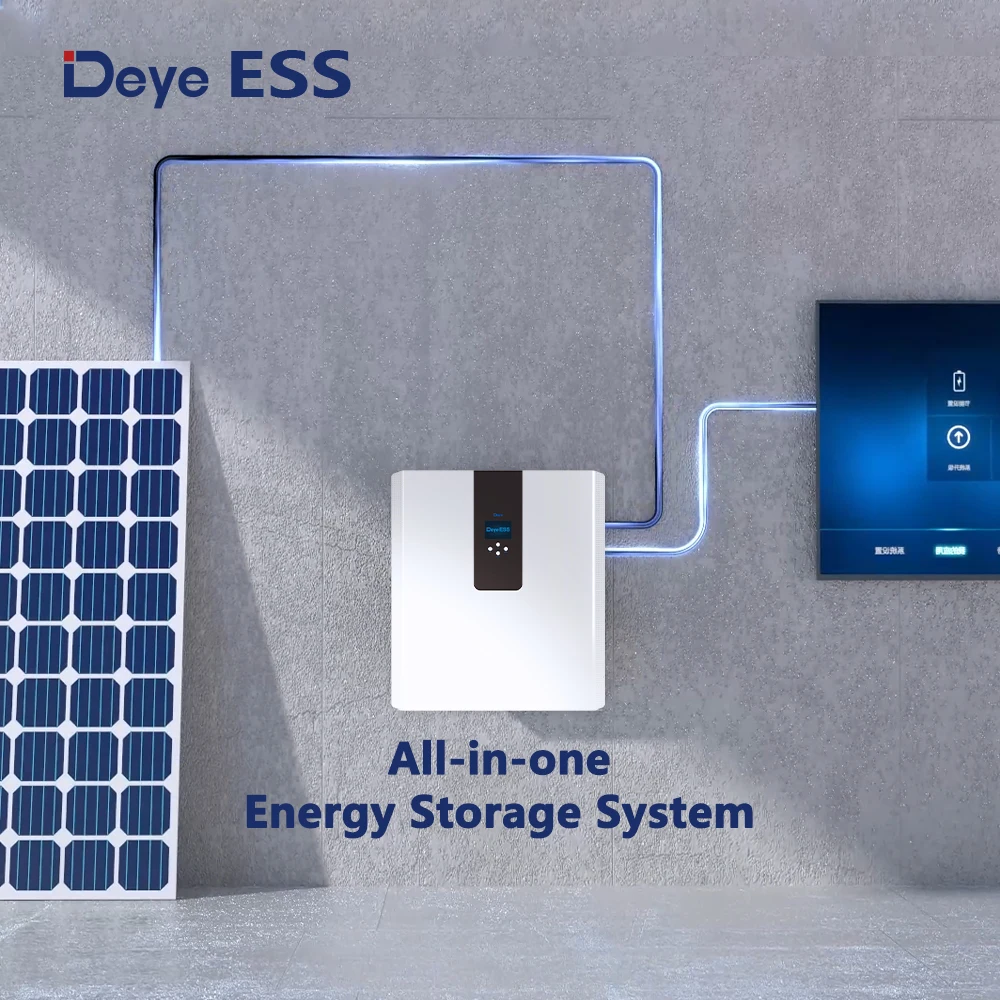 Deye ESS RW-F5.3-2H3 New 2024 Wall Mounted Solar Energy Battery Storage for Home