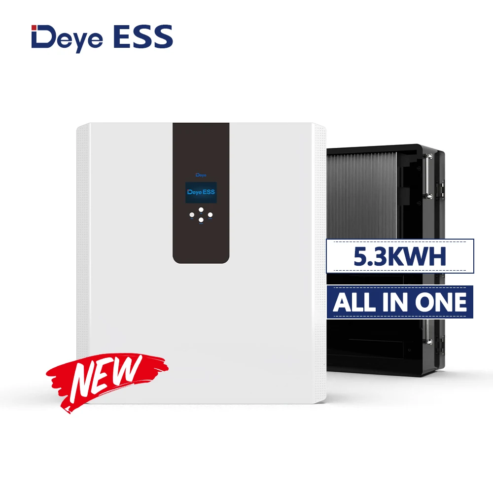 Deye ESS RW-F5.3-2H3 New 2024 Wall Mounted Solar Energy Battery Storage for Home