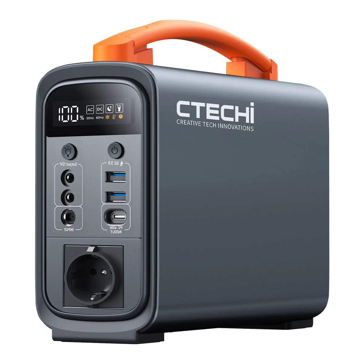 CTECHi Pocket LiFePo4 Battery Energy Storage Outdoor Backup 200W Portable Solar Power Bank Station Generator