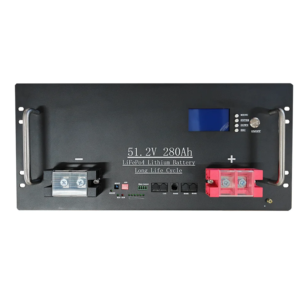 Avepower 14kWh Home Energy Storage System 51.2V 280Ah LiFePO4 Rack Mounted Lithium Battery 48V LiFePO4 Battery for Solar System