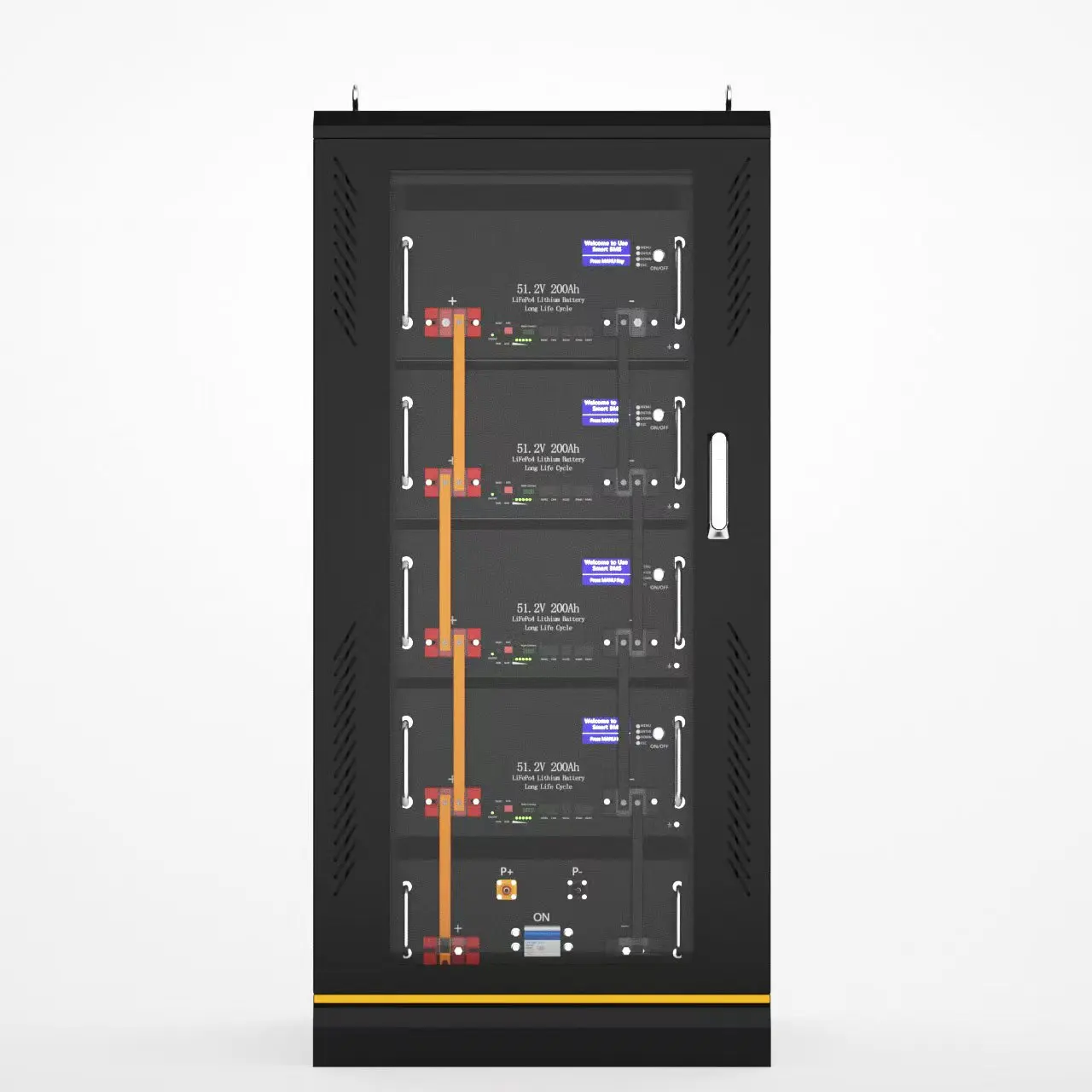 Avepower 14kWh Home Energy Storage System 51.2V 280Ah LiFePO4 Rack Mounted Lithium Battery 48V LiFePO4 Battery for Solar System