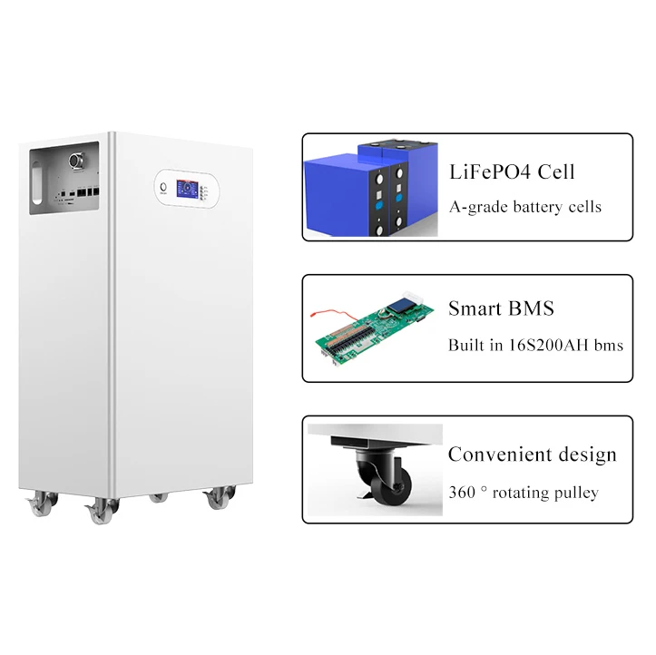 Avepower LiFePO4 Solar Lithium Battery Pack Vertical Home Solar Energy System LiFePO4 Energy Storage Battery