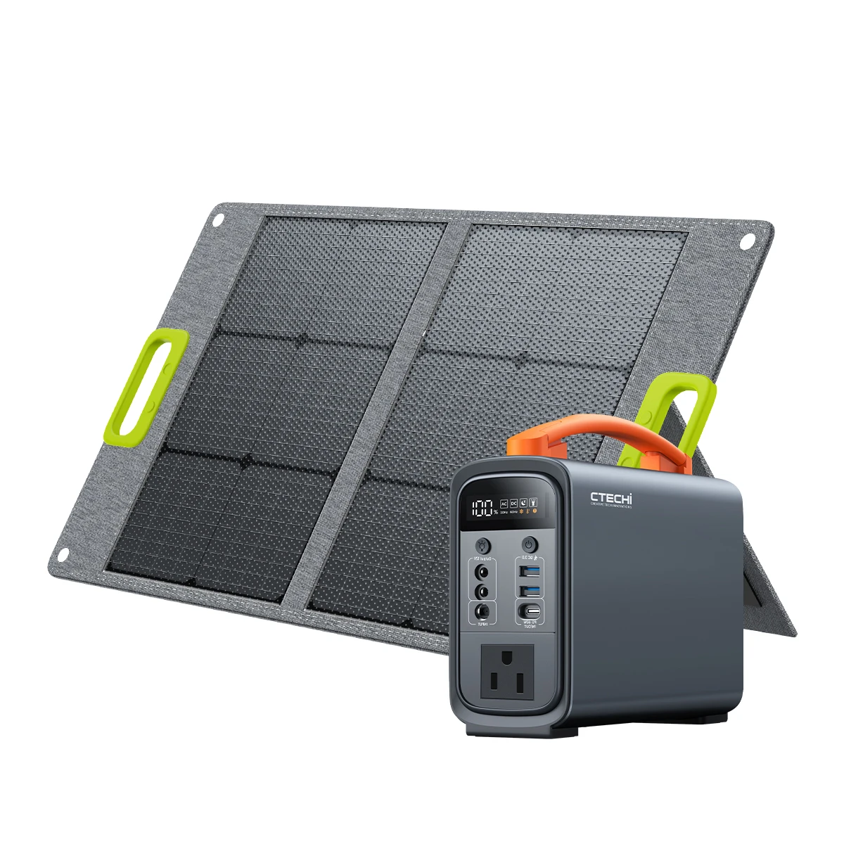 CTECHi Pocket LiFePo4 Battery Energy Storage Outdoor Backup 200W Portable Solar Power Bank Station Generator