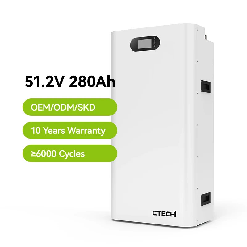CTECHi 48V ESS Home Solar Energy Storage System 15kWh 51.2V Lifepo4 Lithium Battery Energy Storage for Home
