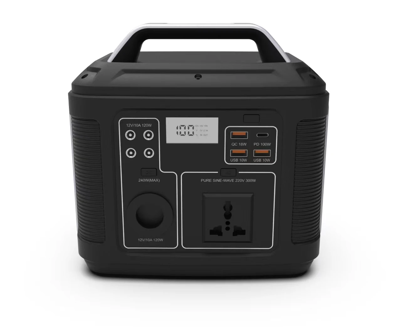 Elecnova Portable Solar Power Generator 2000W Peak 4800W AC Output Split Phase 110v 240V Off-grid In-grid Energy Systems
