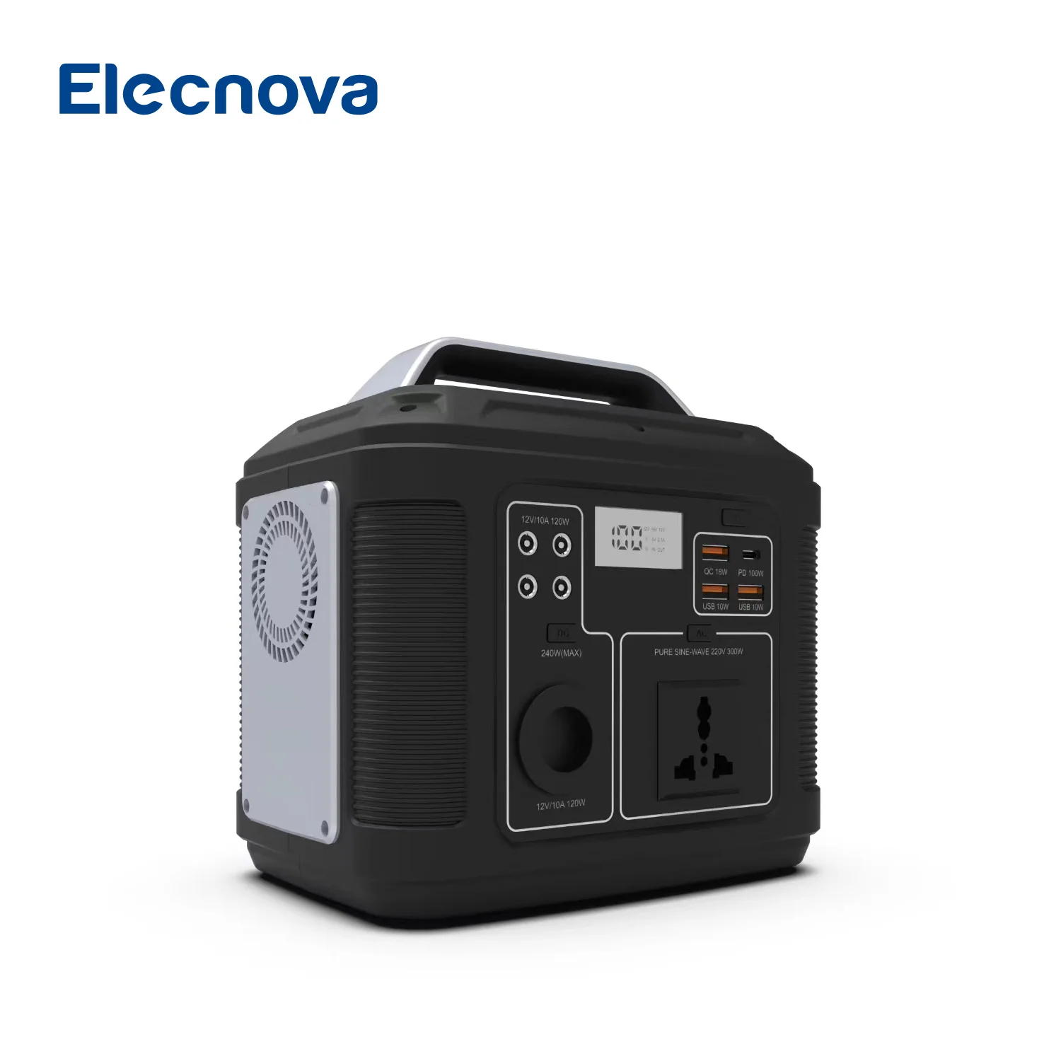 Elecnova Portable Solar Power Generator 2000W Peak 4800W AC Output Split Phase 110v 240V Off-grid In-grid Energy Systems