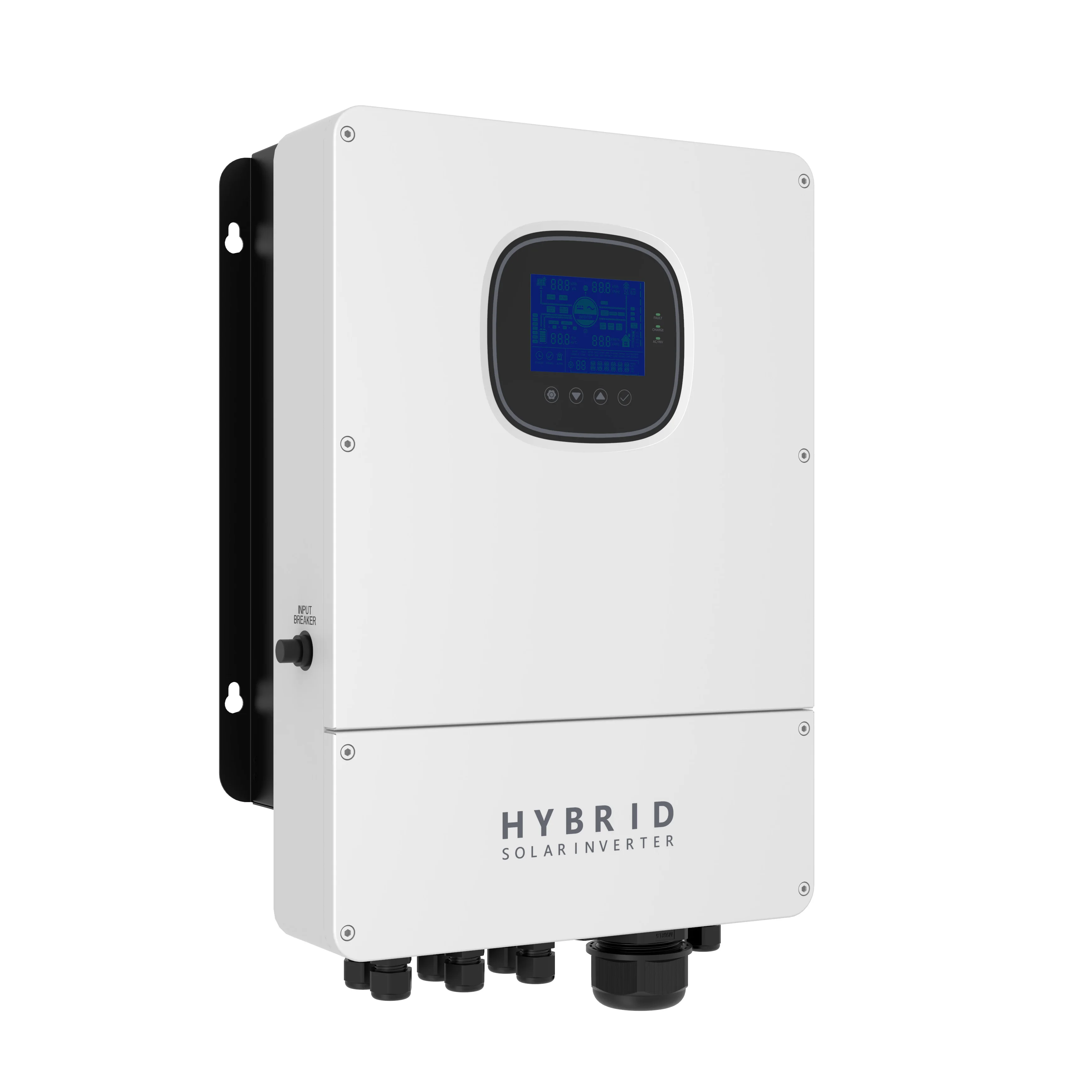 TTN Hybrid Solar Power Inverter MPPT Solar Charge Controller 5.5KW 48V 100A IP65 Waterproof Off Grid Wechselrichter With WIFI