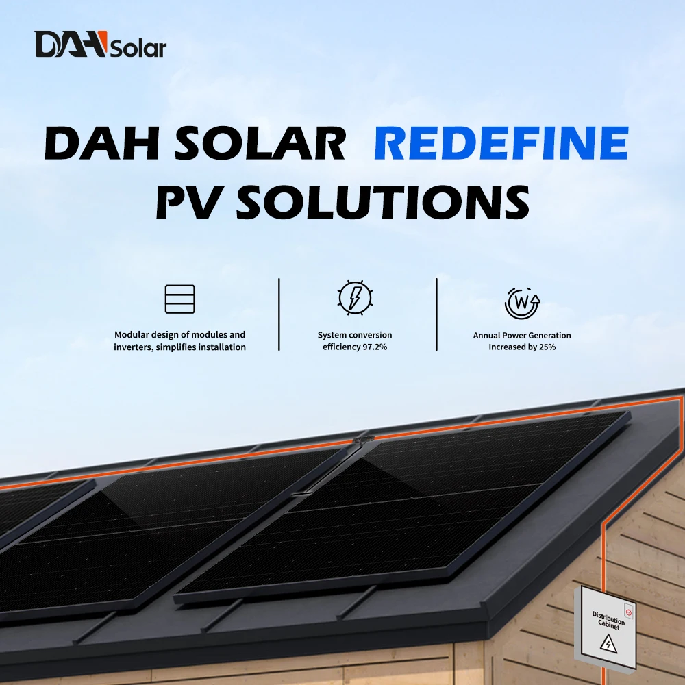 DAH Solar System Mini Solar Unit 600w & 800w Complete Balcony on Grid System