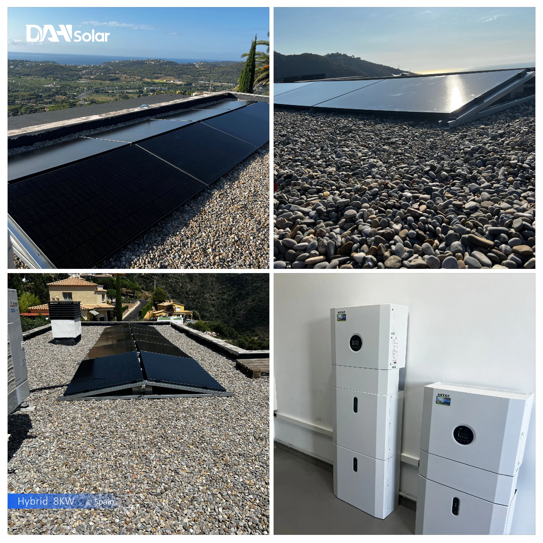 Energy Storage Hybrid Solar Inverter 3KW 5KW 10KW Household on Grid Hybrid Solar Energy System