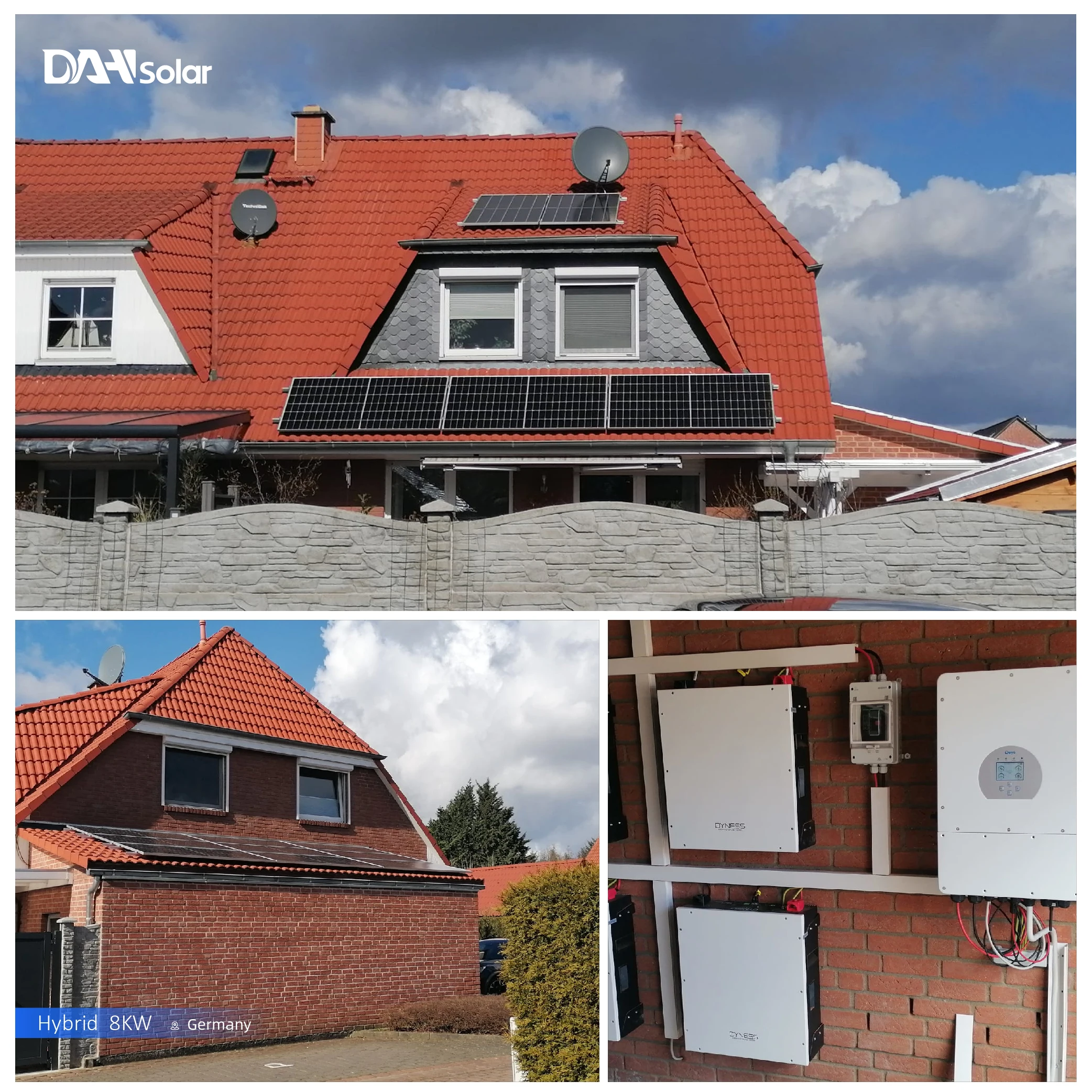 Energy Storage Hybrid Solar Inverter 3KW 5KW 10KW Household on Grid Hybrid Solar Energy System