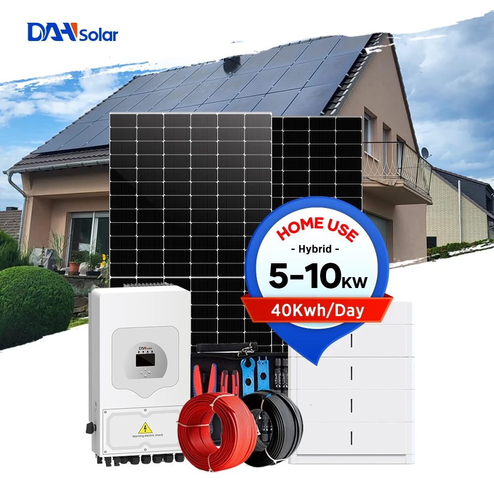 Energy Storage Hybrid Solar Inverter 3KW 5KW 10KW Household on Grid Hybrid Solar Energy System