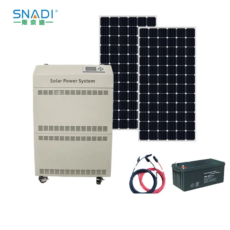 Energy Storage Solar Power System 3KW 48V 60A With Inbuilt 800Ah Battery