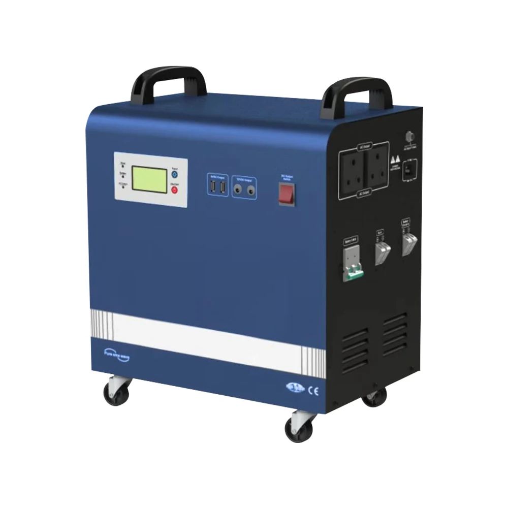 SNADI 1000W 2000W Portable Power Station LiFePO4 Battery Solar Generator for Home Power Supply