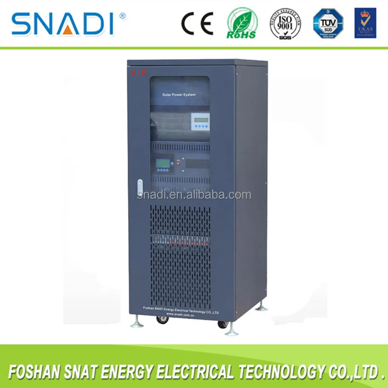30KW 3 Phase 380VAC off Grid Hybrid Solar Inverter With Charger