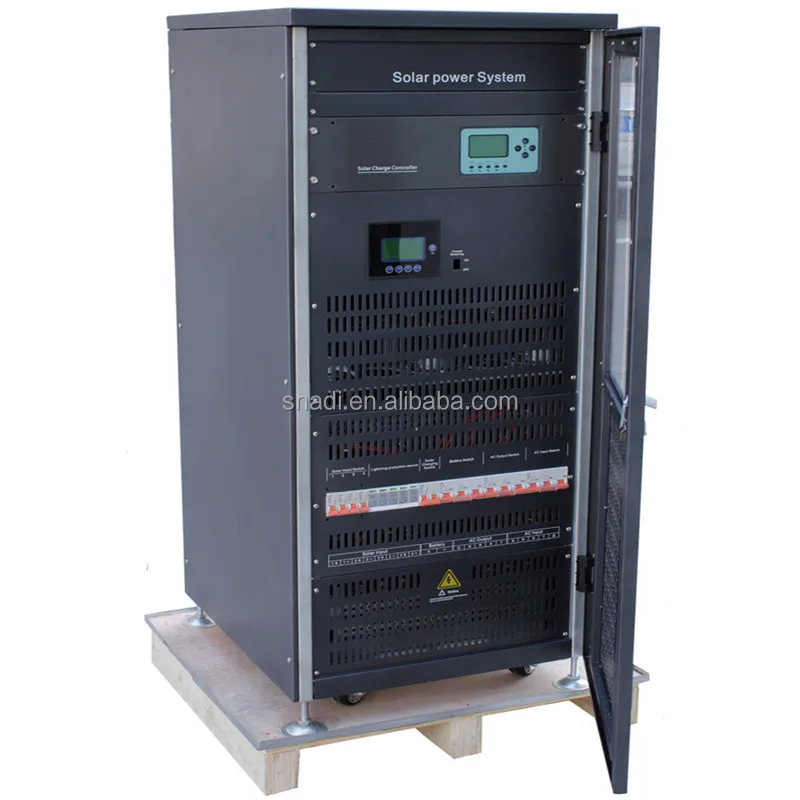 30KW 3 Phase 380VAC off Grid Hybrid Solar Inverter With Charger