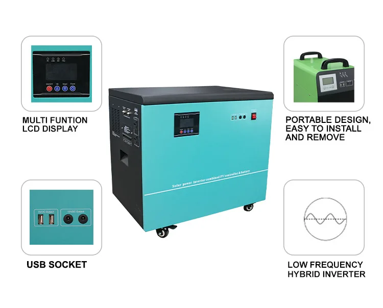 Lithium Portable Power Station for Emergency Power Household 6kw 6000w Portable Solar Power Generator