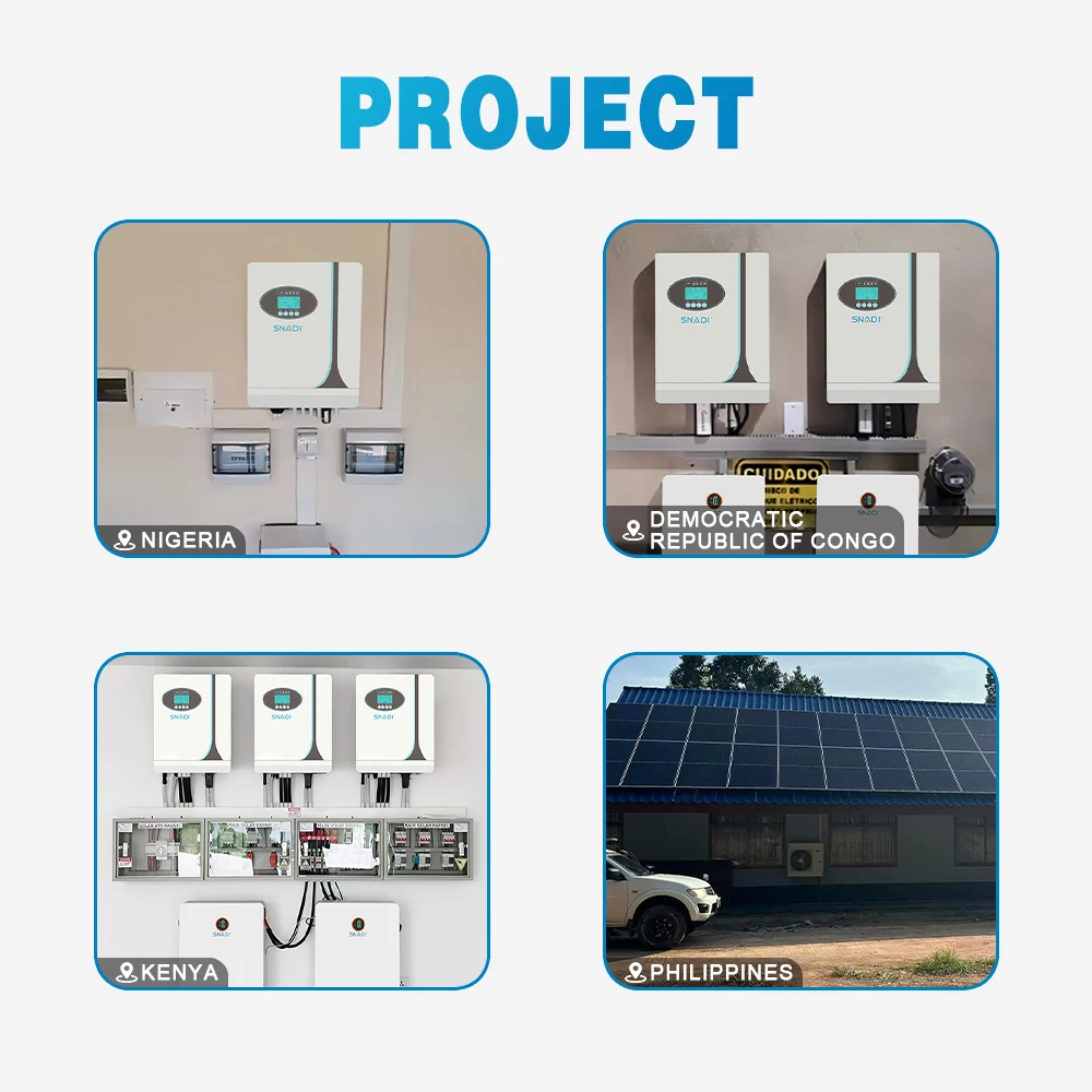 SNADI 5kw High Frequency off Grid 5.5kw Solar Inverter With Mppt Charge Controller 5000W Pure Sine Wave Hybrid Solar Inverter