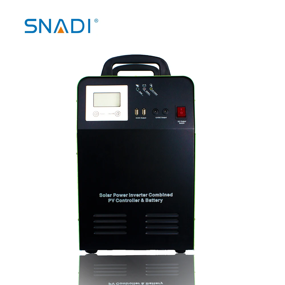 SNADI AL Series All in One 500W 12V All in One Off Grid Solar Energy System Both Inverter Mppt Controller and Gel Battery