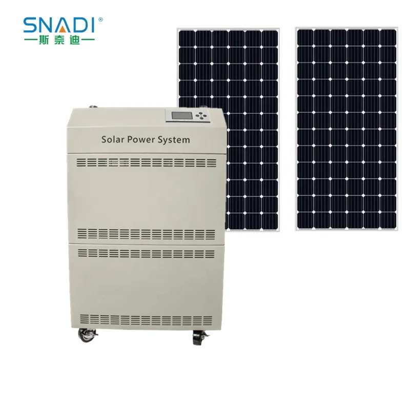 Energy Storage Solar Power System 3KW 48V 60A  With Inbuilt 800Ah Battery