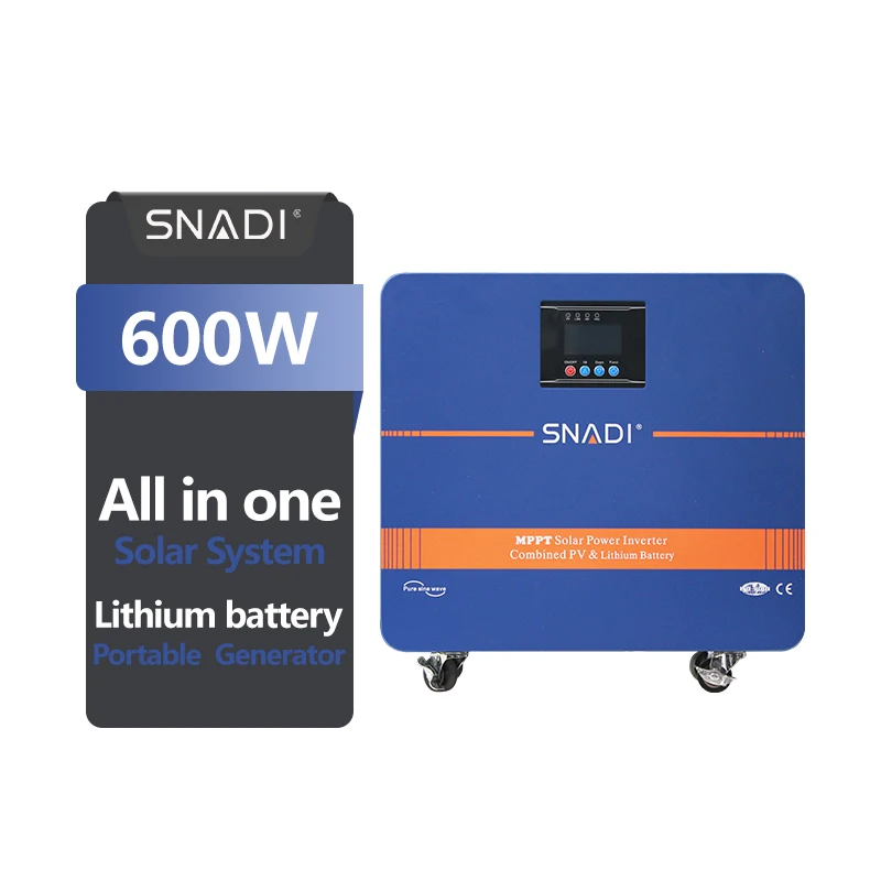 Complete Solar Generator 5kw Off Grid Commercial Solar Energy System Smart Portable 1200w Home for Home All in One MPPT 24 Hours