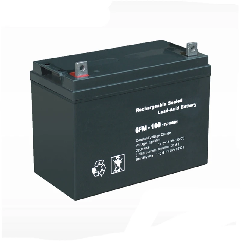 Excellent Safety Performance 12v 24ah to 200ah Battery sealed Lead Acid Deep Cycle Solar Panel Battery