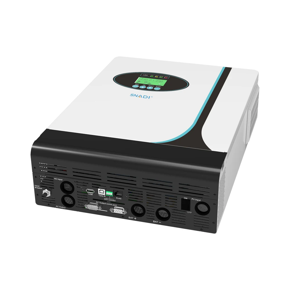 SNADI 5kw High Frequency off Grid 5.5kw Solar Inverter With Mppt Charge Controller 5000W Pure Sine Wave Hybrid Solar Inverter