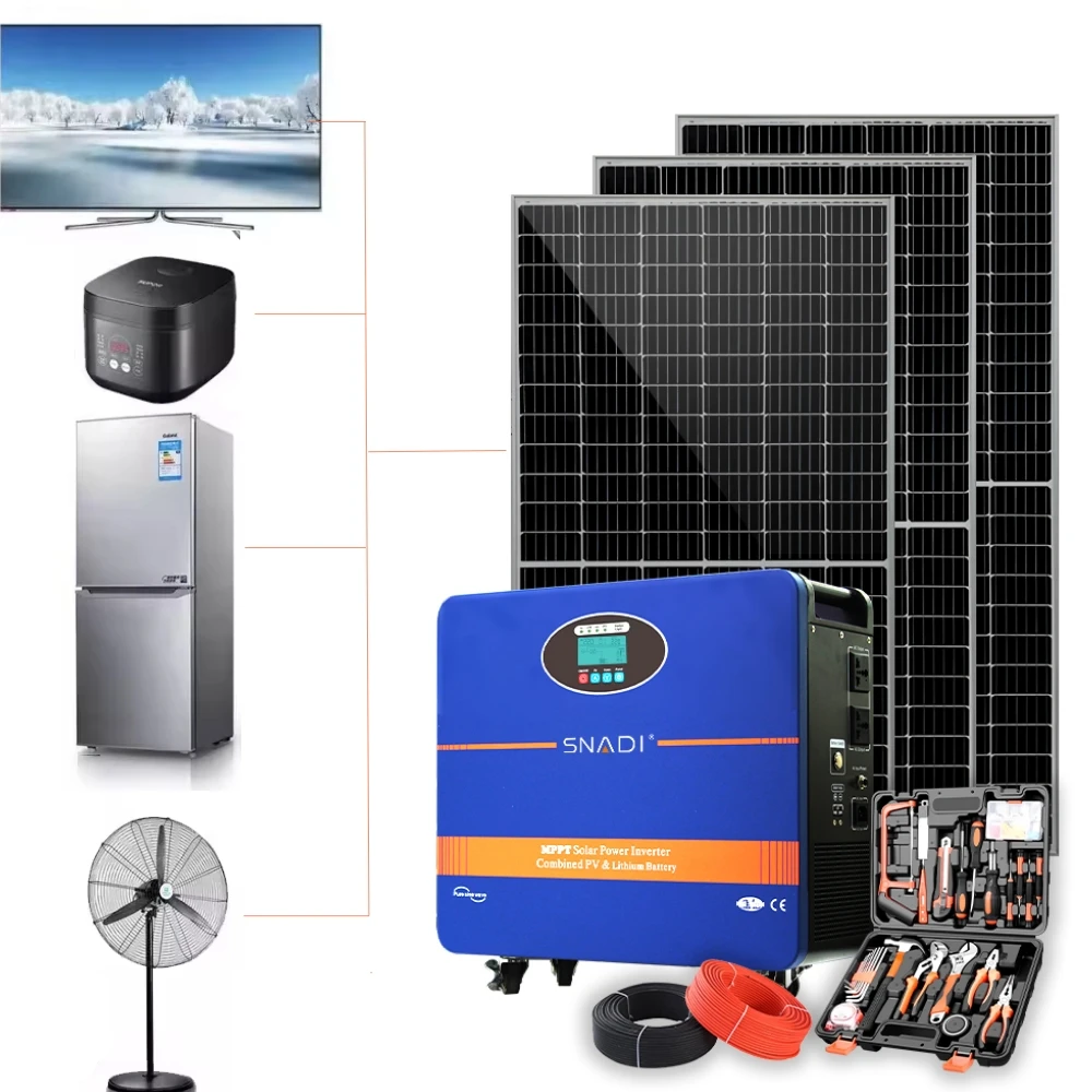 1200w Portable Powered Generators All in One With Battery 1kva 2kva 3kva Home Off Grid 5kw Solar Power Generator