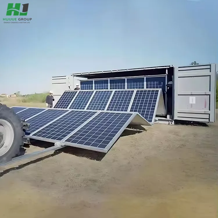 Customizable Power 1Mwh 2Mwh Foldable Solar PV Container CE Certified MPPT Controller Lithium Ion for Outdoor Use Remote Areas