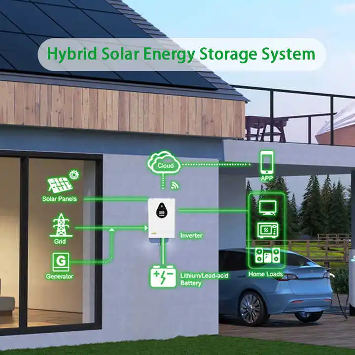 1.6KW-6.2KW Hybrid Inverter | WiFi-Enabled Off/On Grid | SKD Efficient for Home & Business Energy Needs