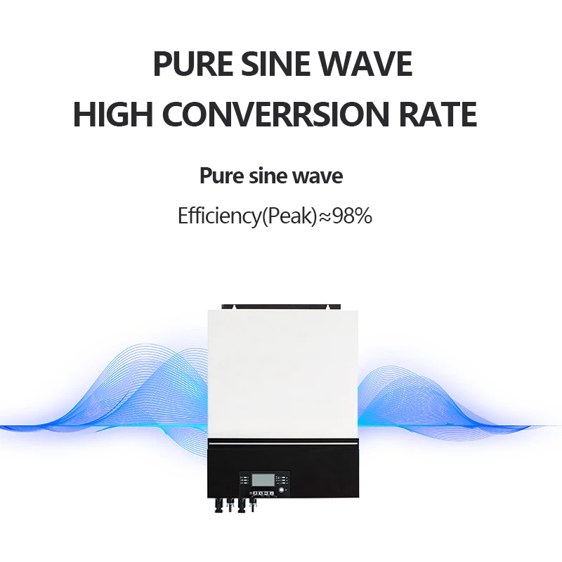 8kW 11kW MPPT Solar Inverter Pure Sine Wave Off-Grid Solar Inverter Built-in Anti-dust Kit Wifi Removable LCD