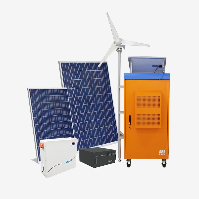 Off-grid Solar System Power Supply+battery+photovoltaic Module+wind Energy+oil Engine 1kw Solar off Grid System