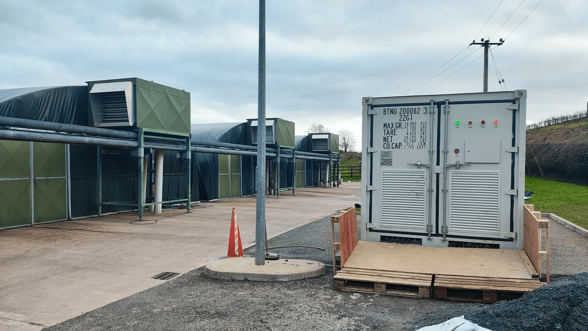 40ft Containerized Solar Energy Storage Battery Container Outdoor 1MWh 2MWh 3MWh LiFePO4 Battery on Grid Storage System