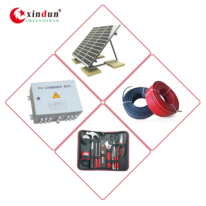 Complete Set Off Grid Solar Energy Power System 3000w 4000w 5000w 2kw House Home All in One Hybrid Solar Panel System Kit 5000w
