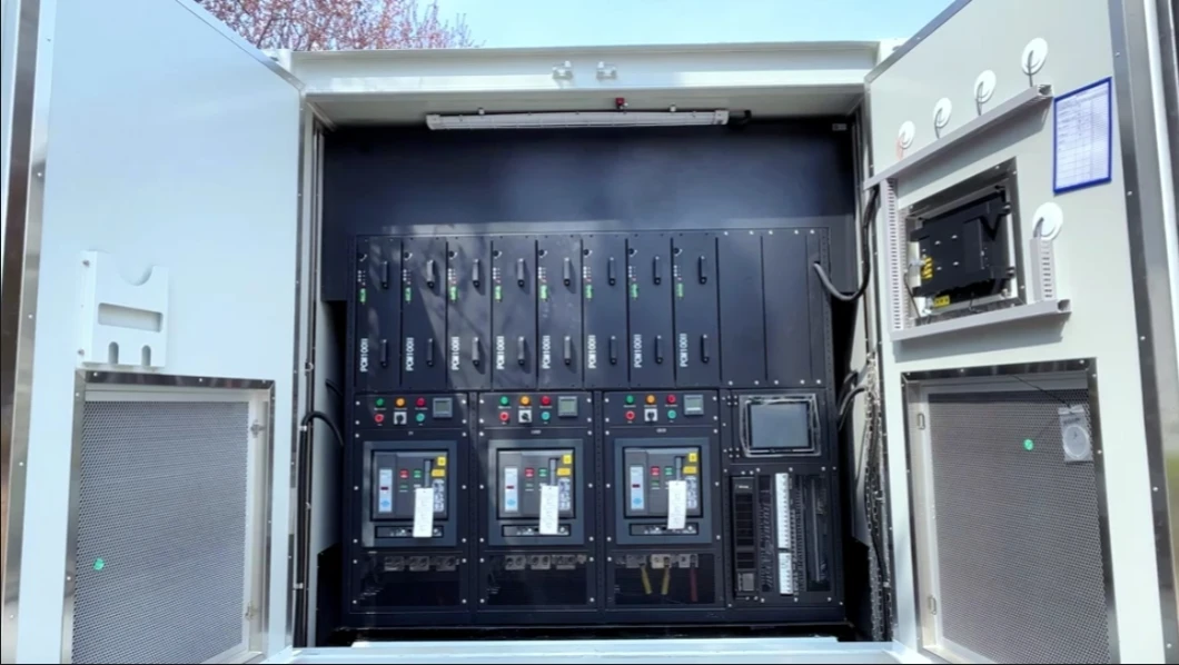 40ft Containerized Solar Energy Storage Battery Container Outdoor 1MWh 2MWh 3MWh LiFePO4 Battery on Grid Storage System