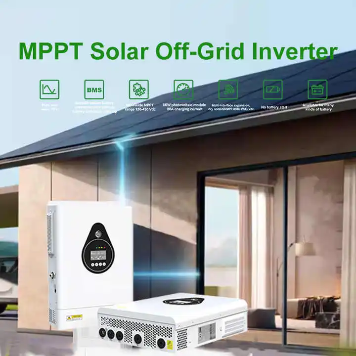 1.6KW-6.2KW Hybrid Inverter | WiFi-Enabled Off/On Grid | SKD Efficient for Home & Business Energy Needs