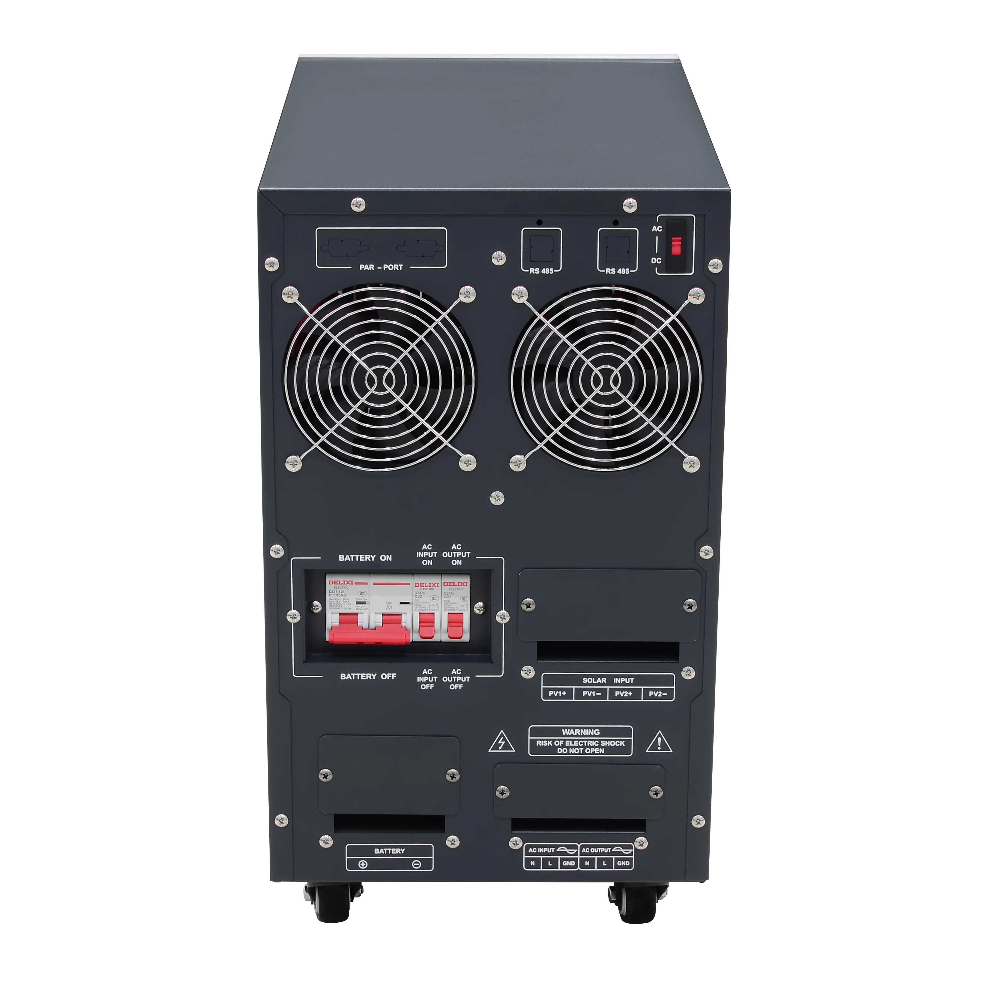 3000W 5000 Watts 8000 Watts 10000W Silent Solar Inverter 48V 96V DC to AC Power Inverter With MPPT Controller Built in