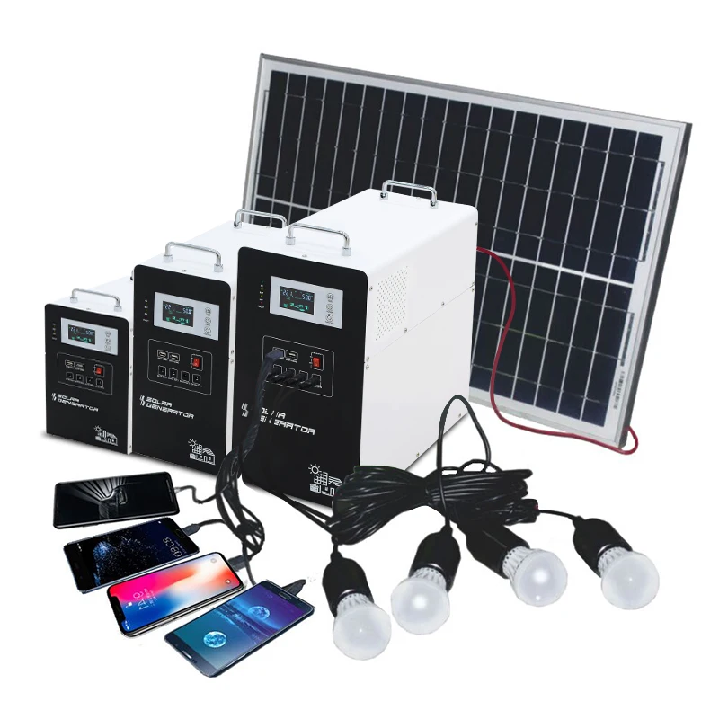 Xindun 100W 200W 300W 500W Photovoltaic Solar Panel Complete Set Portable Solar Power Kits for Home Lighting