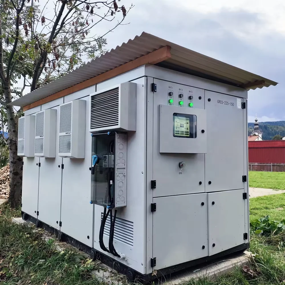 300kWh Battery Energy Storage System BESS with Small DG Generator Input & Solar Panels Access for Self Consumption in Farm