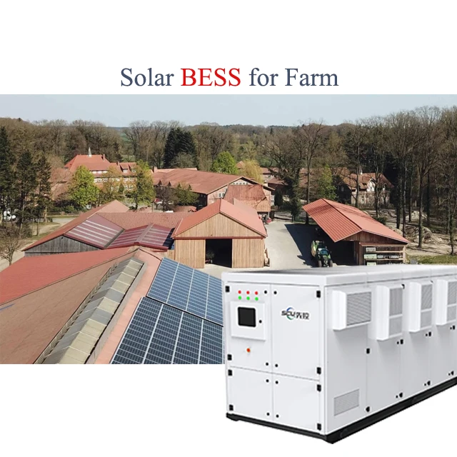 300kWh Battery Energy Storage System BESS with Small DG Generator Input & Solar Panels Access for Self Consumption in Farm