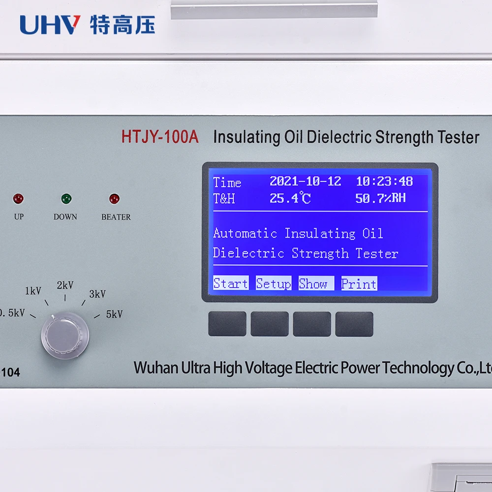 UHV-680A AC 80kV/100kV Automatic Insulating Oil Dielectric Strength Bdv Test Kit
