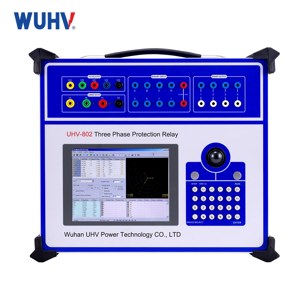 UHV-802 Three Phase Secondary Injection Relay Protection Tester