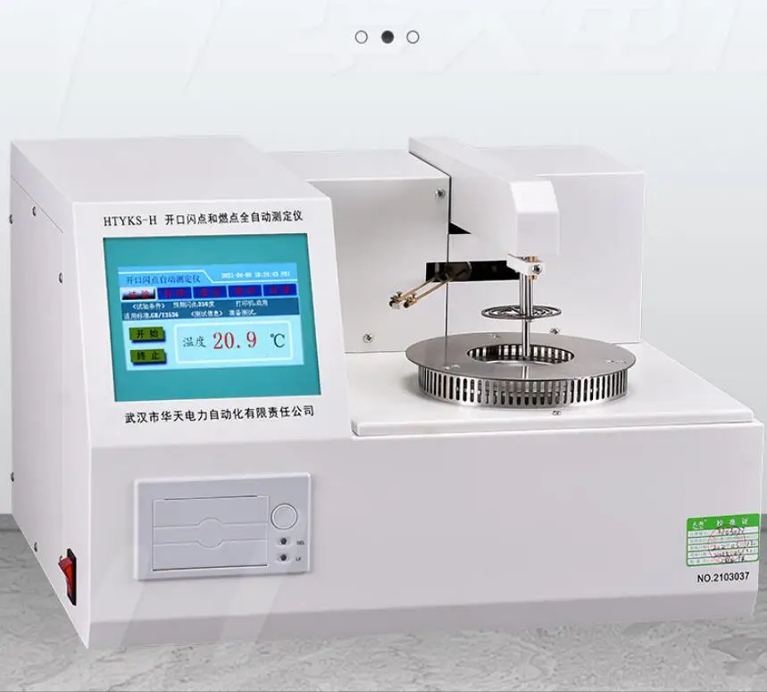 UHV-655 Cleveland Open-Cup Flash Point Tester Automatic Flash Point and Fire Point Test Apparatus