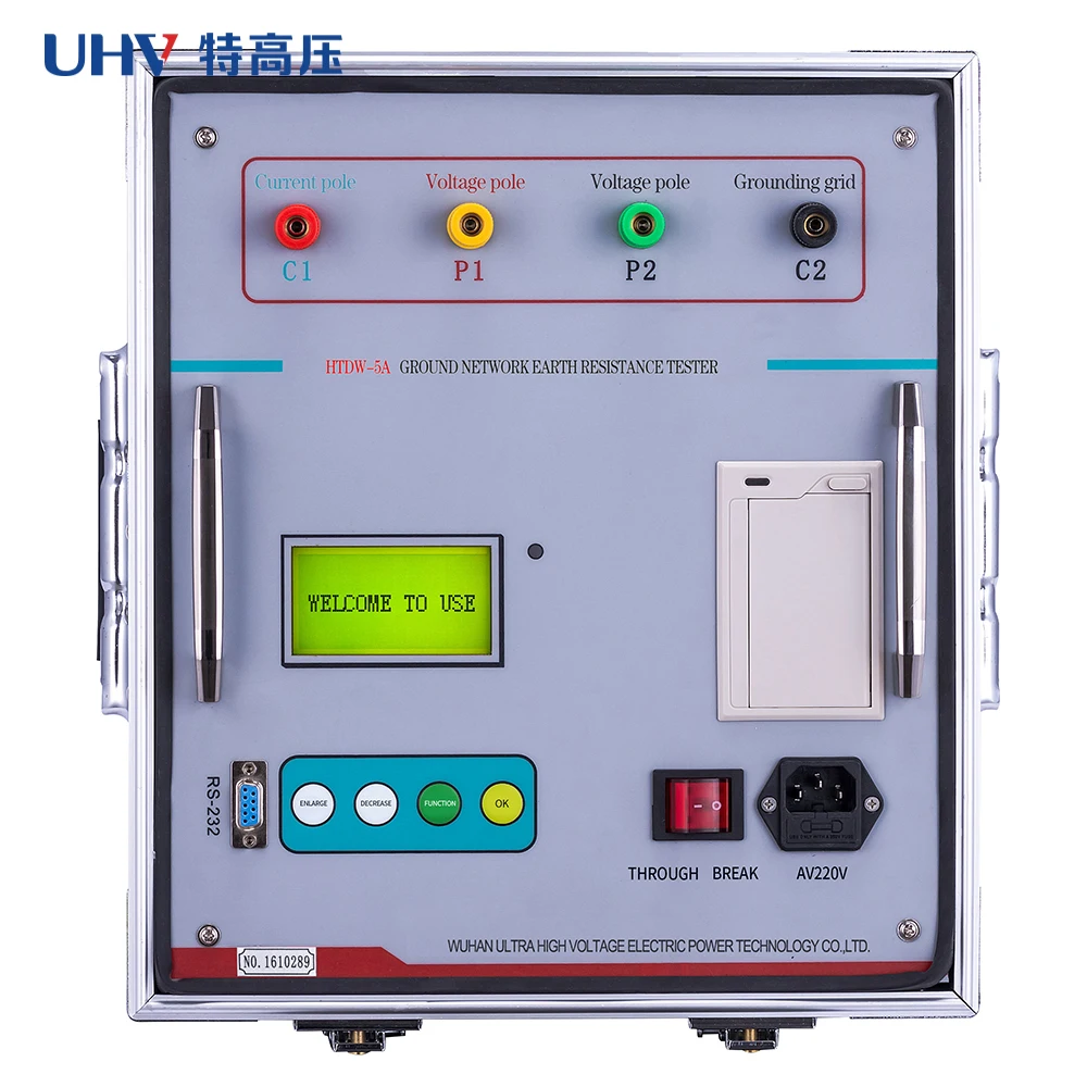 UHV-801 Earth Network Grounding Resistance Tester Electric Network Analyzers for Measuring Earth Resistance
